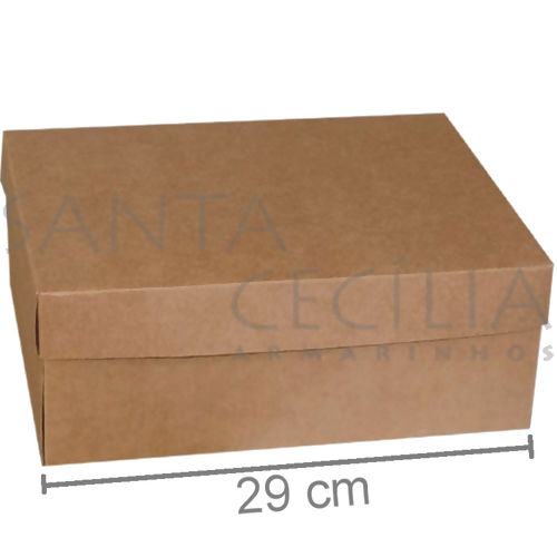 Caixa Kraft para Presente 10 unid - K54 - 29 x 22 x 11 cm